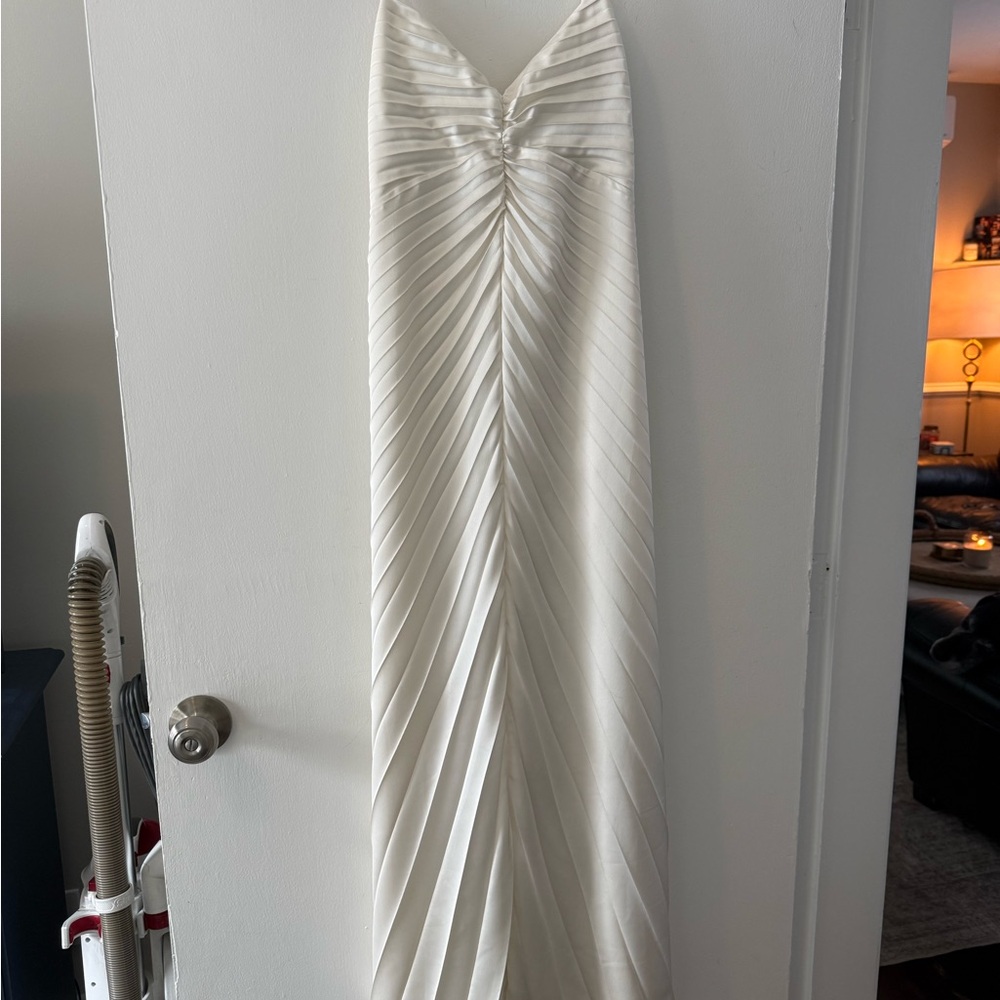 Abercrombie & Fitch Giselle Sunburst pleated Maxi dress